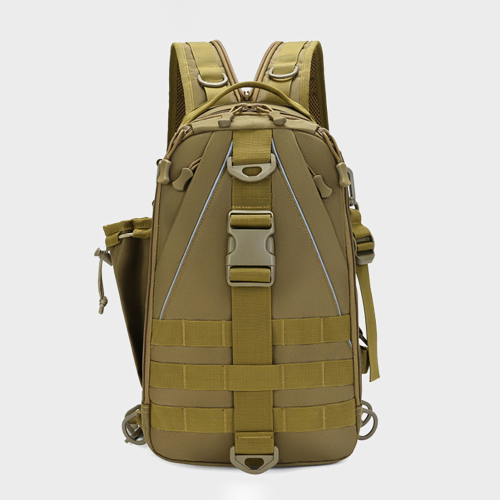 Wholesale Multi-functional Tactical Fishing Bag with Convertible Sling Backpack Design