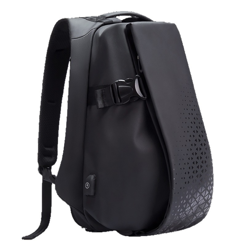 Urban Techwear Water-Resistant USB Charging Commuter Business Bag