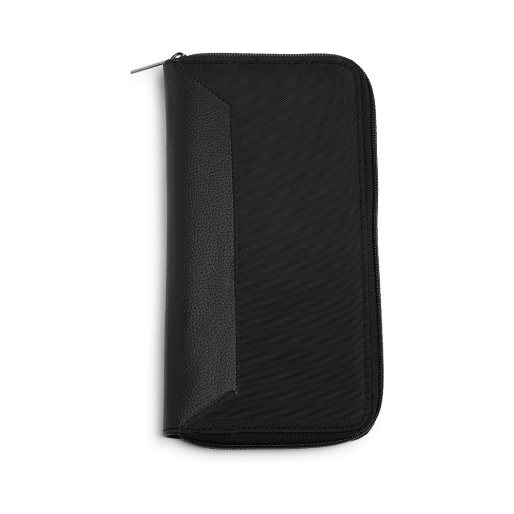 Card Holder Wallet Pouch Premium Leather Accordion Slots with Keychain Hook for Men Women Business Travel Gifts | Wholesale & Custom OEM/ODM Factory