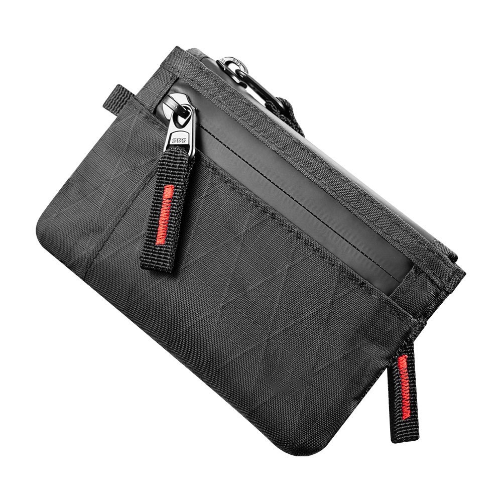 Minimalist Wallet Card Holder Waterproof X-PAC Fabric with Carabiner Clip & Zipper Pocket for Men Tactical Outdoor EDC Travel | Wholesale & Custom OEM/ODM Factory