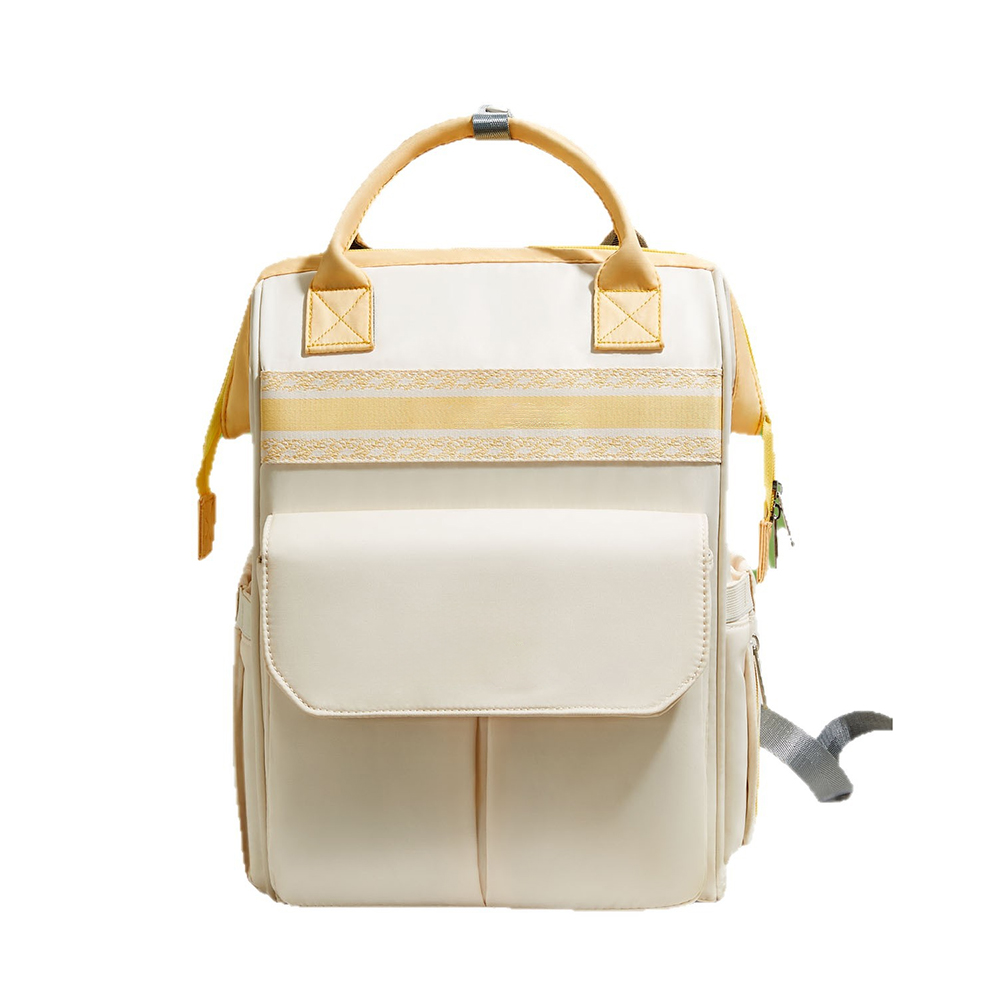 Diaper Bag Backpack Waterproof Multi-pocket with Luggage Sleeve & Insulated Holder for Moms Dads Family Travel Baby Care | Wholesale & Custom OEM/ODM Factory