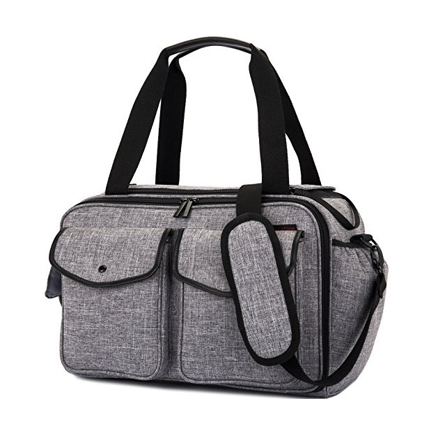 Whole Sale Fordable baby nappy bag with detachable for travel