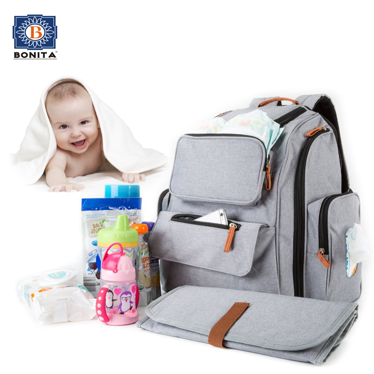 Mummy Backpack Baby Diaper Bags Set With Changing Mat