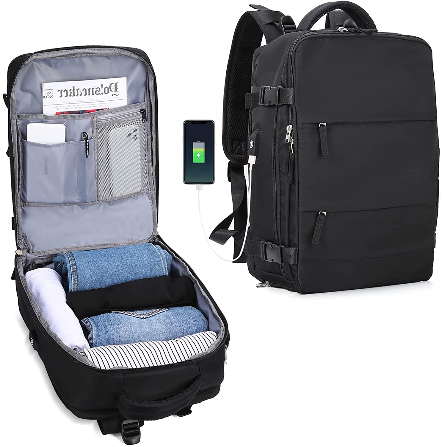 Bonita OEM/ODM Business Computer Backpack Water-Resistant Large Capacity Loptop Anti- theft Travel Multifunctional Laptop Bag