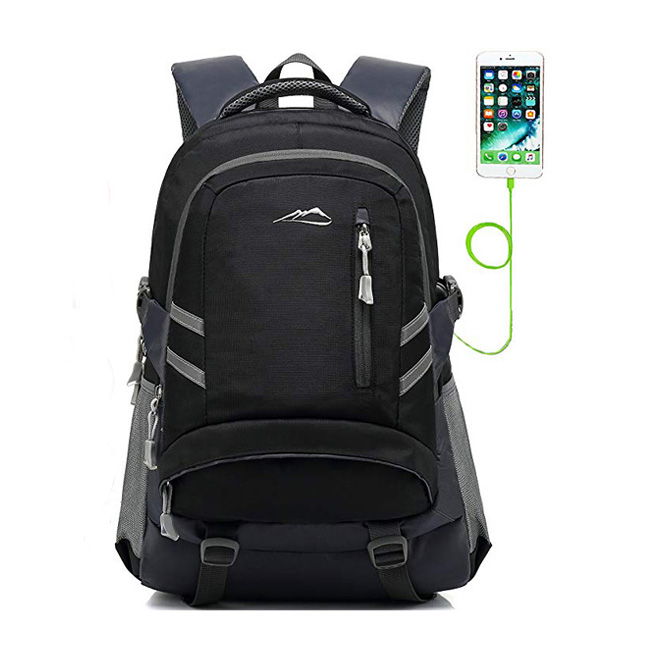 ProEtrade Backpack Bookbag For School College Student Travel Business Bag with USB Charging Port wholesale