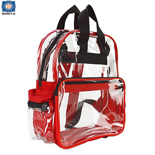 Hot selling PVC Travel Bag Clear Unisex Transparent School backpack Security Backpack