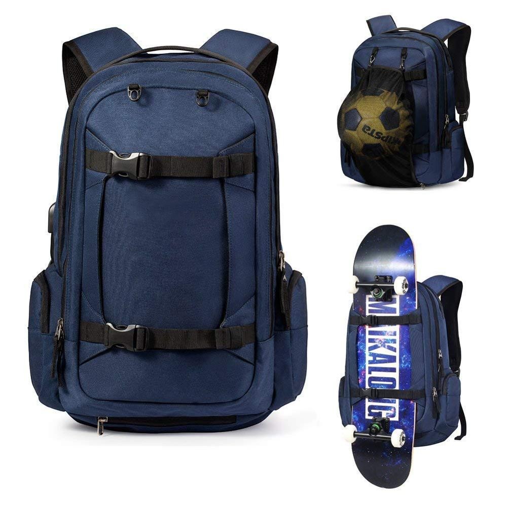 Professional Bag Manufacturer Eco-friendly Durable Hiking Sports Features Custom Logo Skateboard Backpack