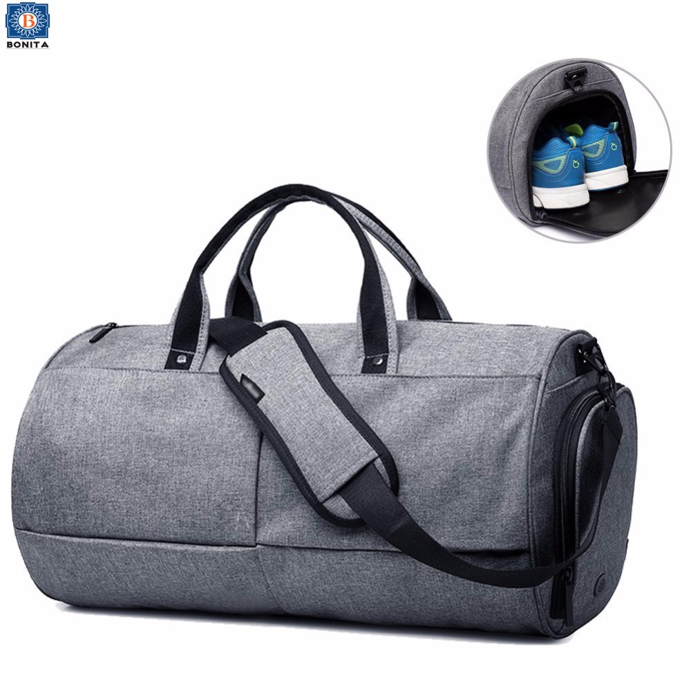 Waterproof Gym Bags for Men and Medium Duffel Bag with Shoes Compartment Travel Bag Weekend Bag