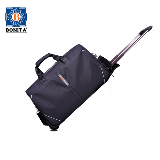 Fashionable cheap travel trolley bag, outdoor travel travel trolley wheel bag