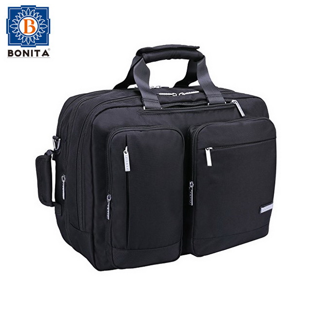 Expandable 3 Way Multifunctional and design for laptop briefcase, travel backpack and messenger bag