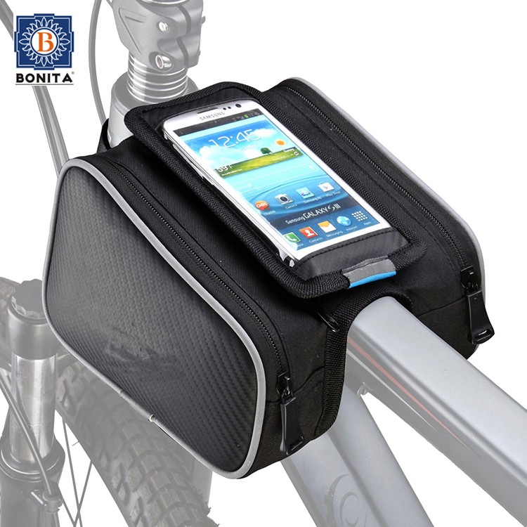 Waterproof Front Tube Phone Holder Bike Bag Transport Travel Cycle Bag For Bicycle