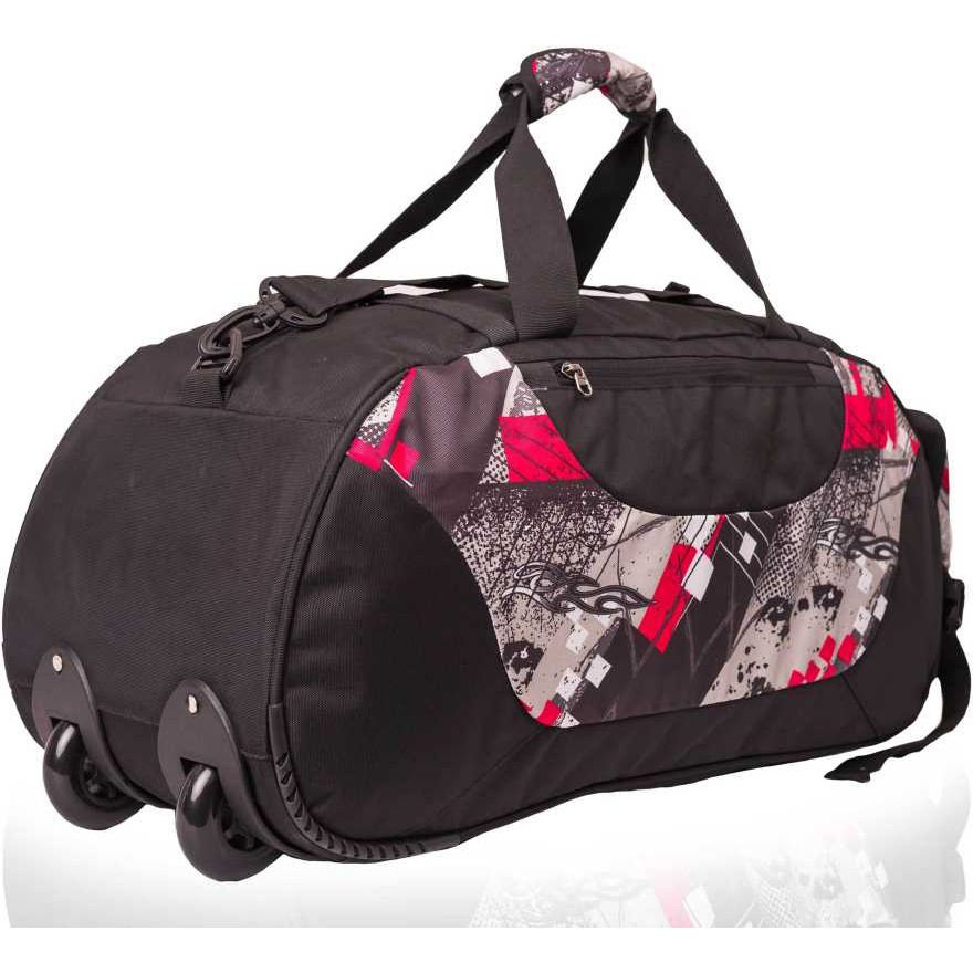 Chinese suppliers wholesale folding travel bags wheels foldable trolley duffel bag