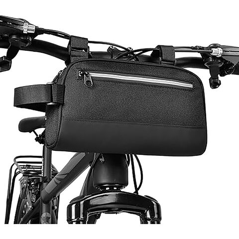 Bike Handlebar Bag Large Capacity Bike Crossbar Front Bag for Road Mountain Outdoor Cycling