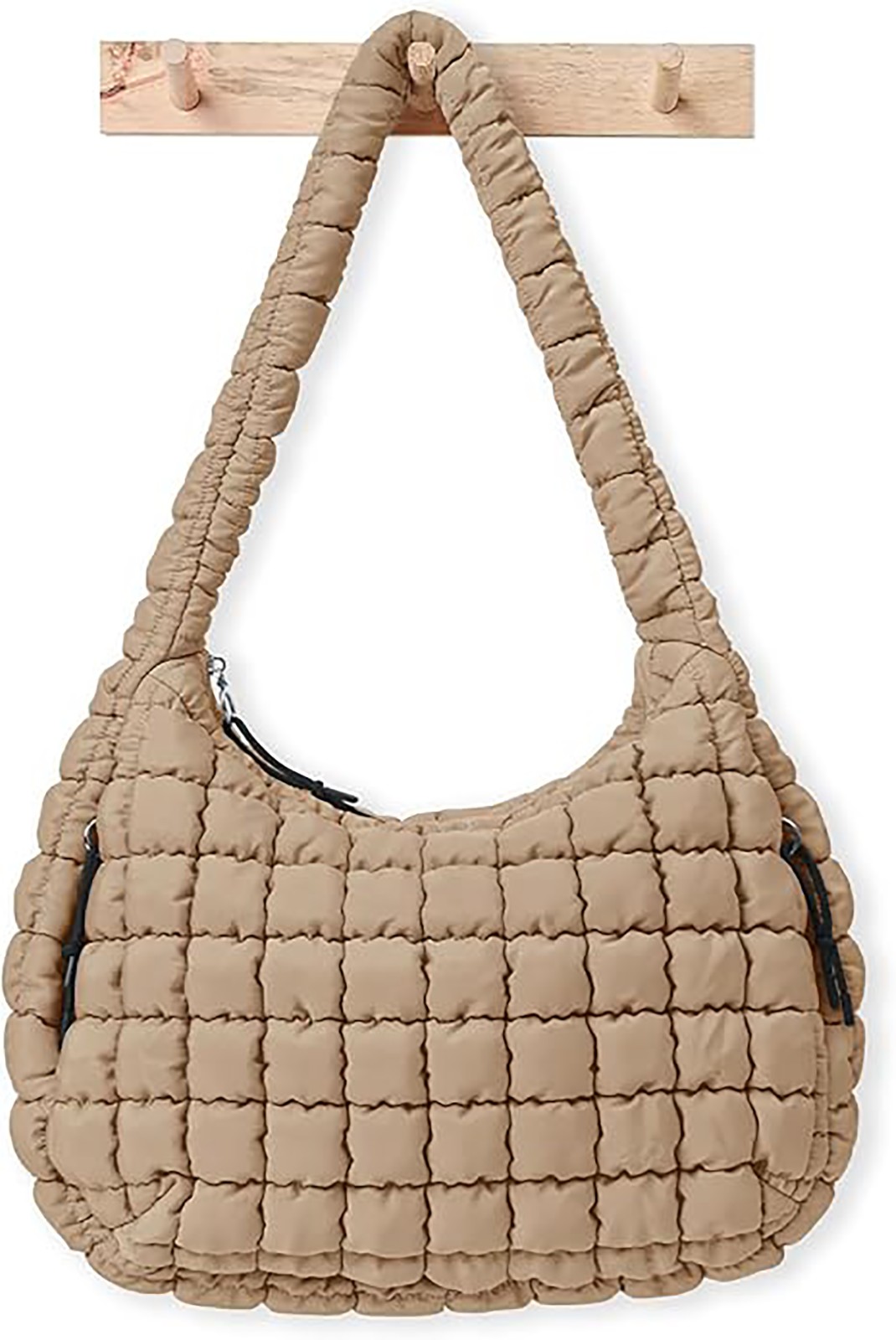 Lightweight Quilted Carryall Gym Tote Bag for Women Puffer Crossbody Bag Soft Puffy Handbags