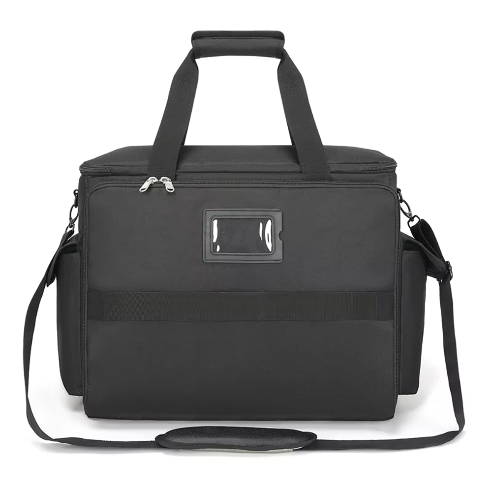 Dual-Side Open Business Multi-Pocket Tool Bag