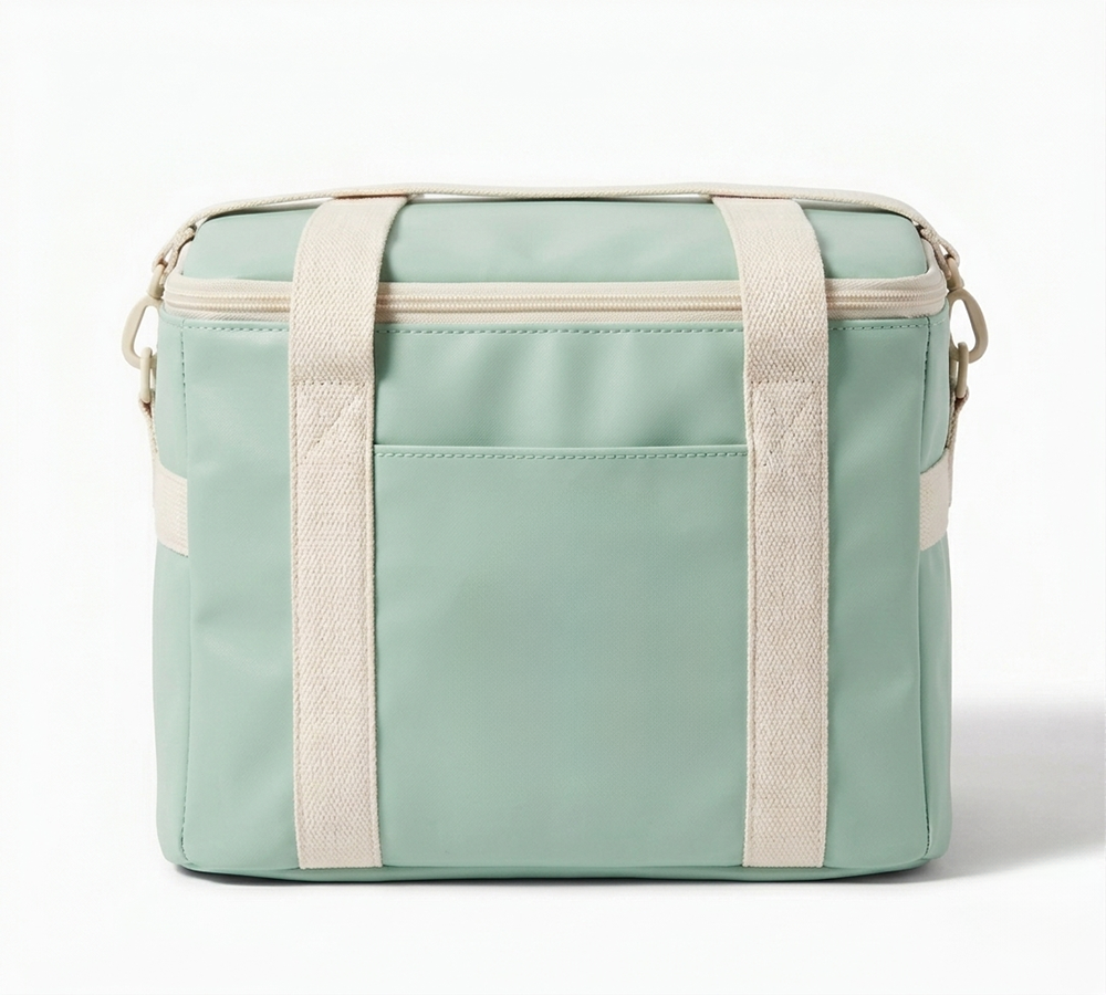 Premium Seafoam Green Minimalist Insulated Cooler Bag
