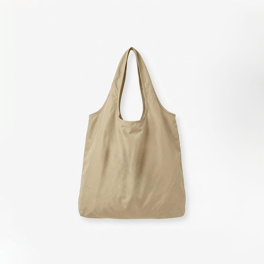 Minimalist Cotton Canvas Grocery Bag Slouchy Reusable Shopping Tote with Wide Shoulder Strap and Inner Pocket for Women Farmers Market Wholesale B2B
