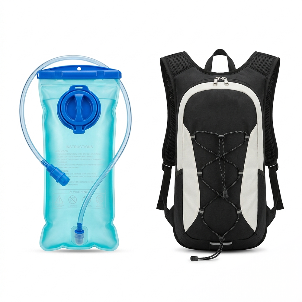 Hydration Backpack Water-Resistant Nylon Sports Pack with 2L Water Bladder for Cycling Hiking Running Men Women Wholesale B2B