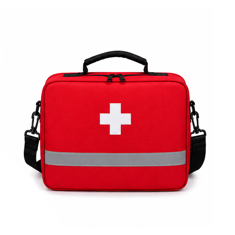 Medical Bag Waterproof Oxford First Responder Bag with Reflective Strip & Shoulder Strap for EMT Emergency Home & Clinic Wholesale B2B