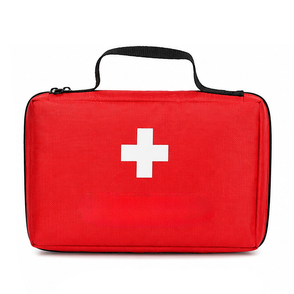Compact First Aid Kit Bag Waterproof Oxford Portable Emergency Medical Pouch with Handle for Home Travel & Car Emergency Wholesale B2B