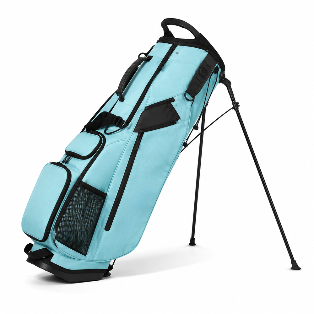 Golf Stand Bag Lightweight Waterproof Nylon Carry Pack with Dual Shoulder Straps & Bottle Pocket for Golfers Wholesale B2B