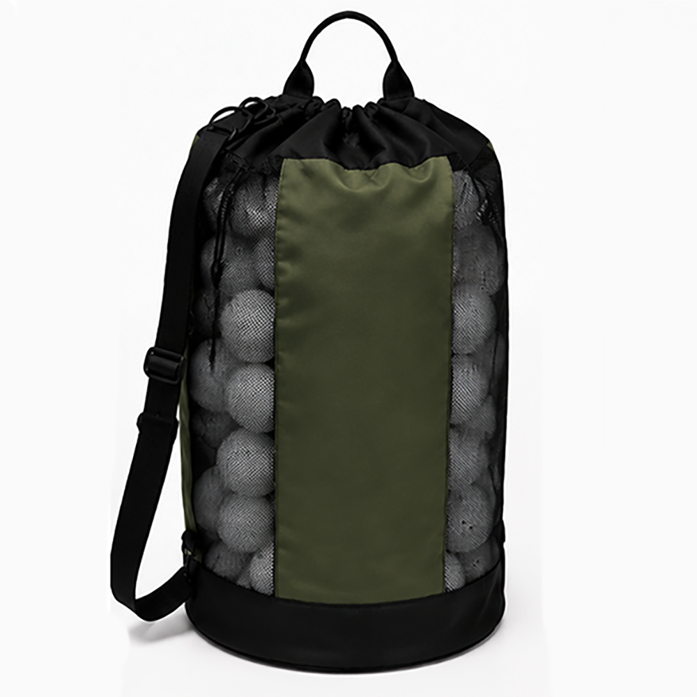 Field Hockey Ball Bag Heavy Duty Canvas Mesh Drawstring Backpack for Coaches & Teams Wholesale B2B