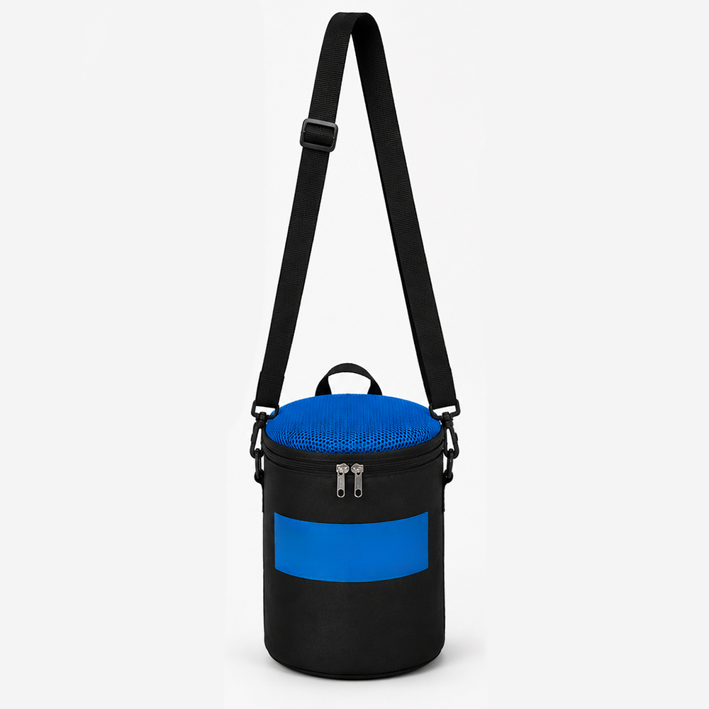 Field Hockey Ball Carrier Bag Portable 600D Oxford Mesh Top Storage Caddy with Shoulder Strap for Coaches & Teams Wholesale B2B