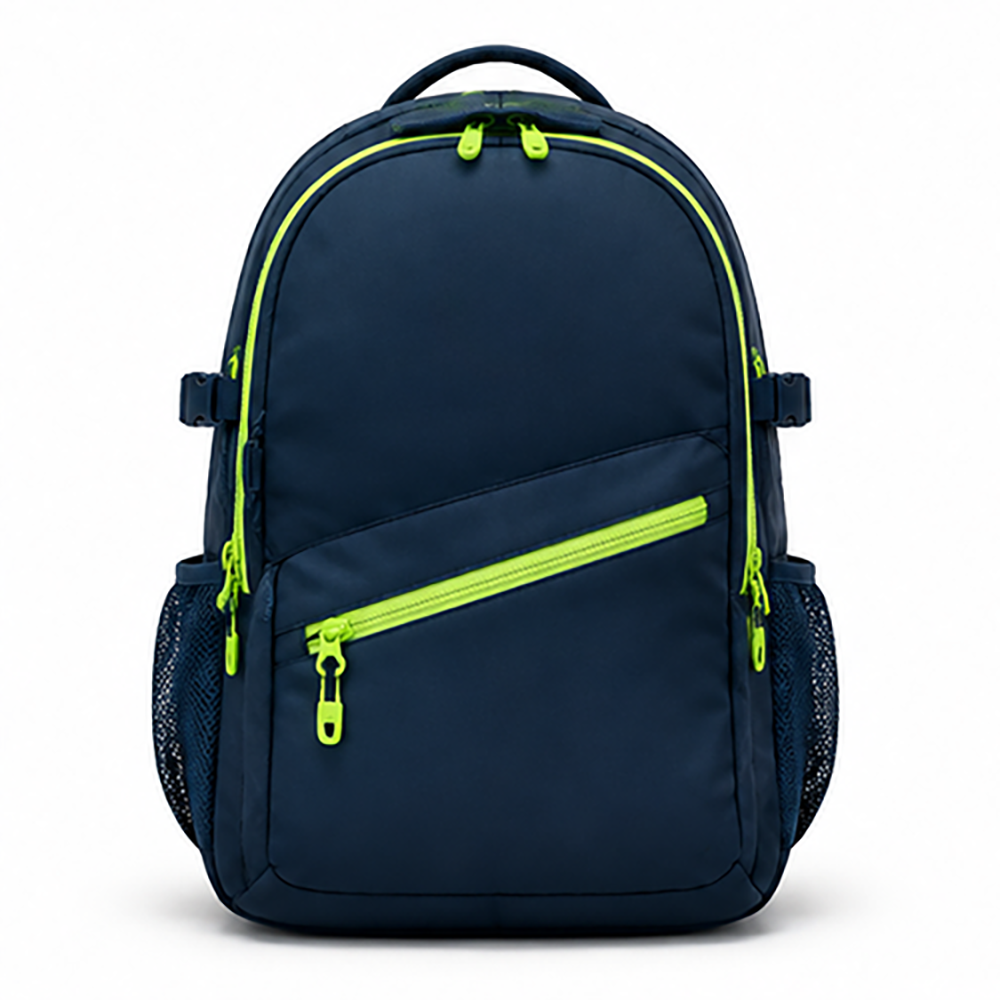 School Backpack Contrast Color Durable Polyester Bookbag for Students High School College Campus Wholesale B2B