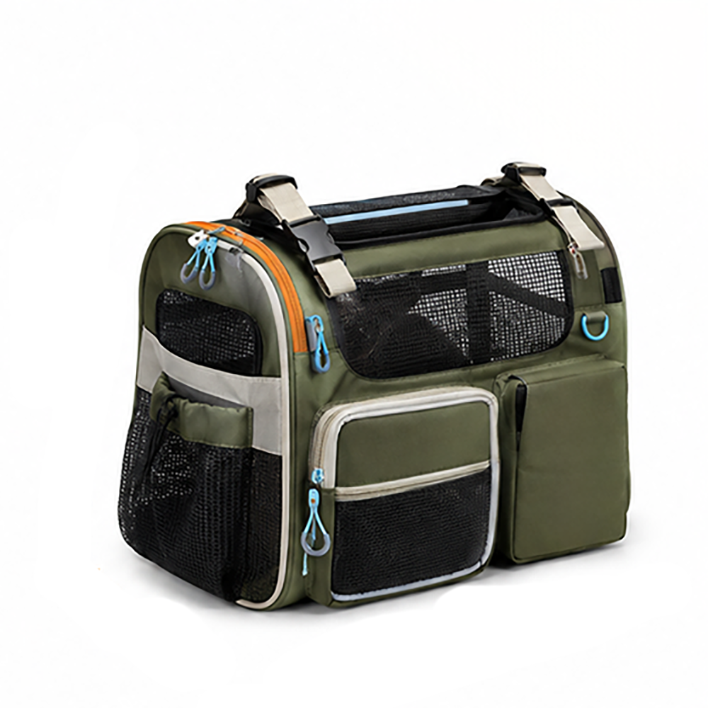 Pet Carrier Bag Multi Pocket Oxford Breathable Travel Bag with Water Bottle Holder for Cats Small Dogs Outdoor Hiking B2B Wholesale