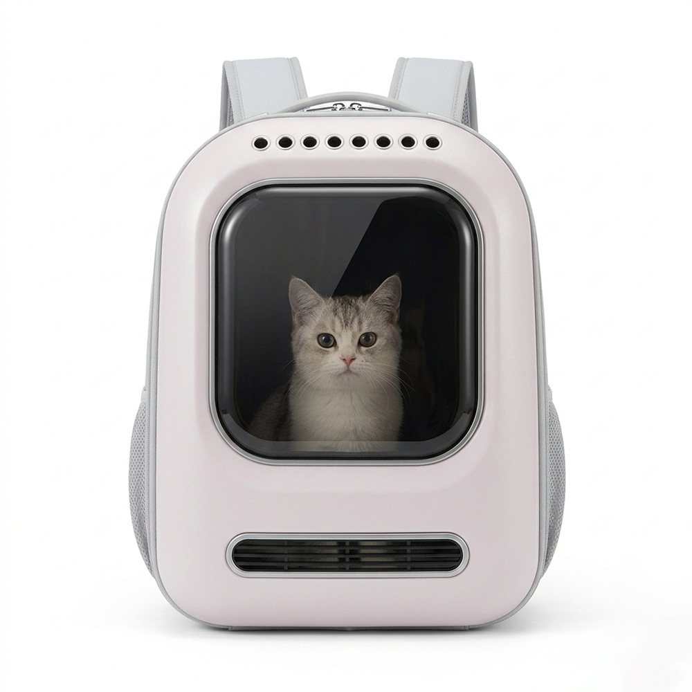 Cat Carrier Backpack Hard Shell Clear Window Breathable Outdoor Travel Bag for Small Dogs Hiking B2B Wholesale