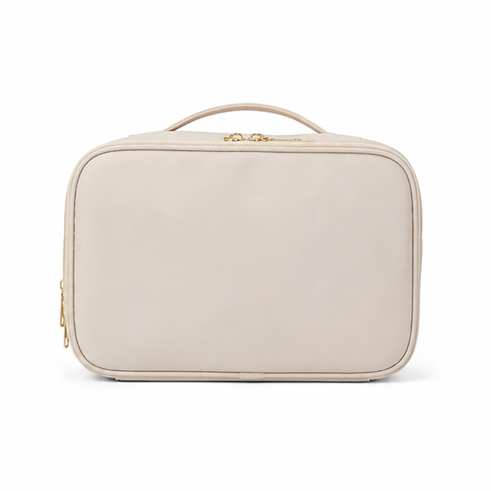 Cosmetic Bag Large Capacity PU Leather Travel Makeup Organizer for Women B2B Wholesale
