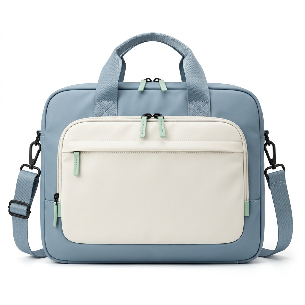 Slim Laptop Briefcase Waterproof Nylon Messenger Bag for Women & Men Commute Wholesale
