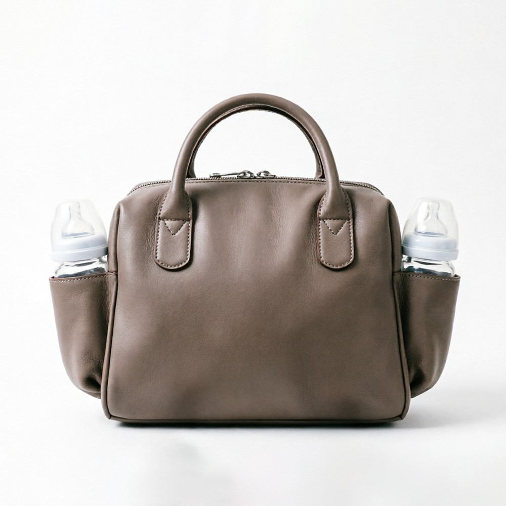 Leather Diaper Backpack PU Waterproof Travel Parents Wholesale