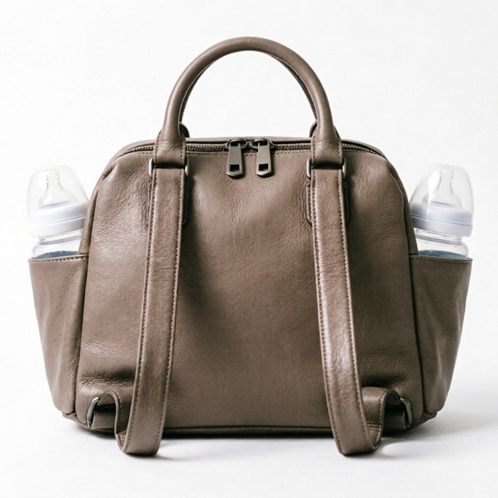Leather Diaper Backpack PU Waterproof Travel Parents Wholesale