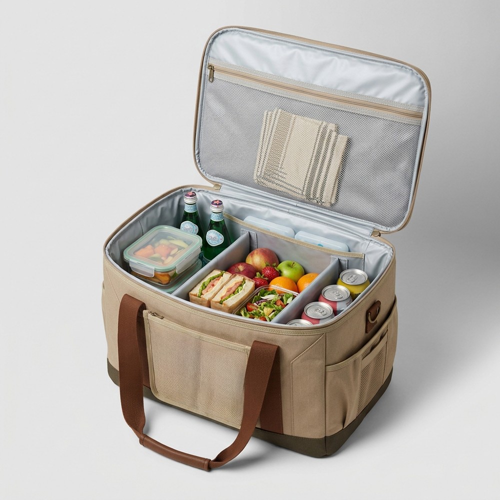 Picnic Bag Insulated Canvas Outdoor Camping Family Wholesale